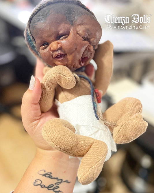 Resin "Zoe & Eve"(Doll with 2 faces)