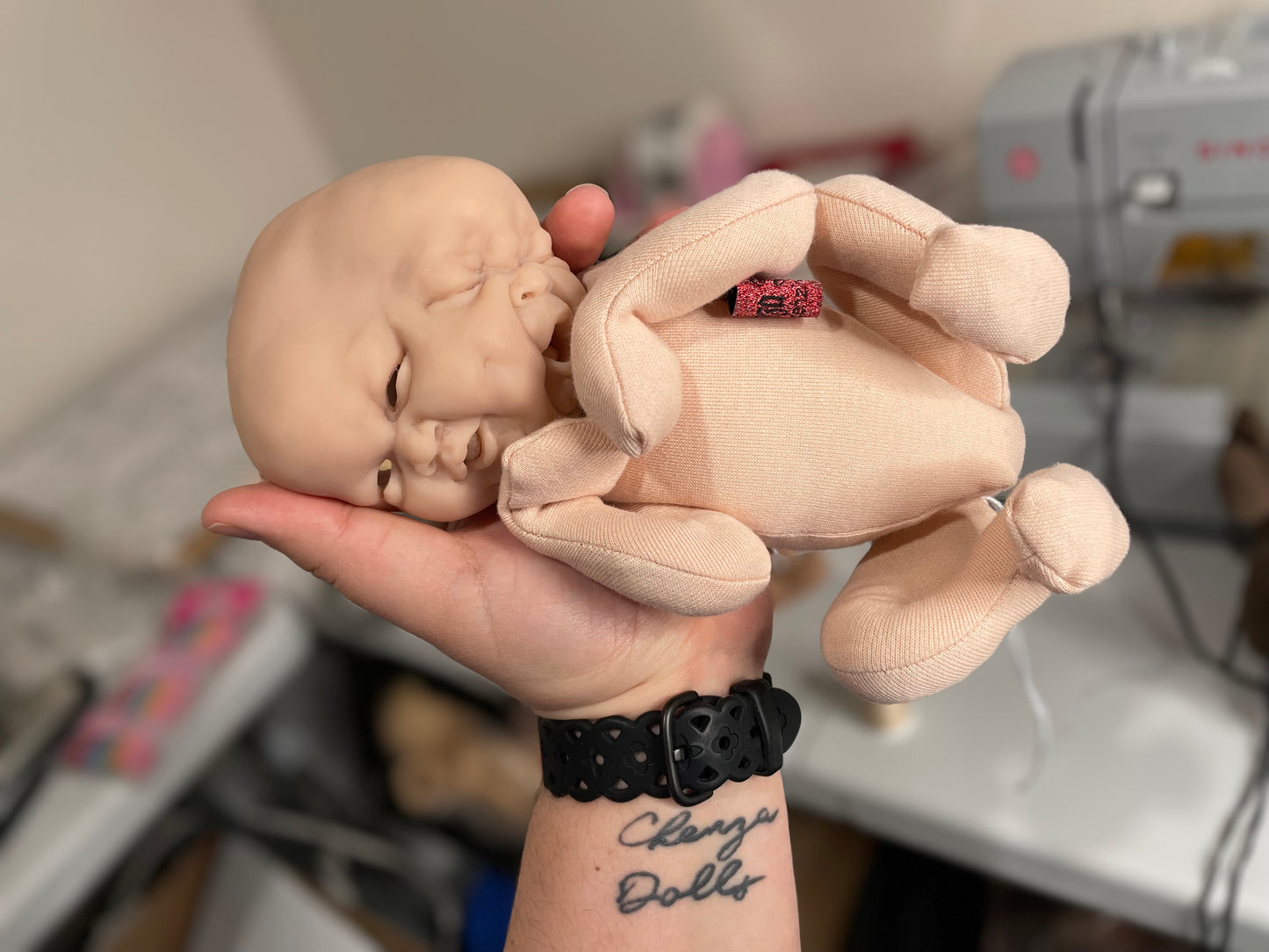 Resin "Zoe & Eve"(Doll with 2 faces)