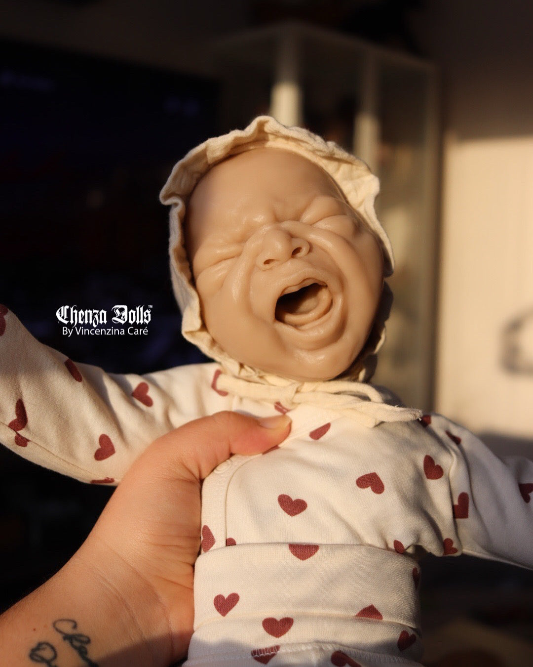 half-face silicone baby dolls