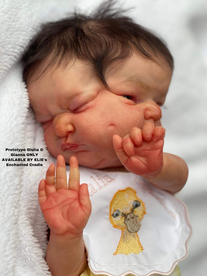 Last chance Gianna and Giulia (Doll kit Only) Doll with Two faces (diprosopus)